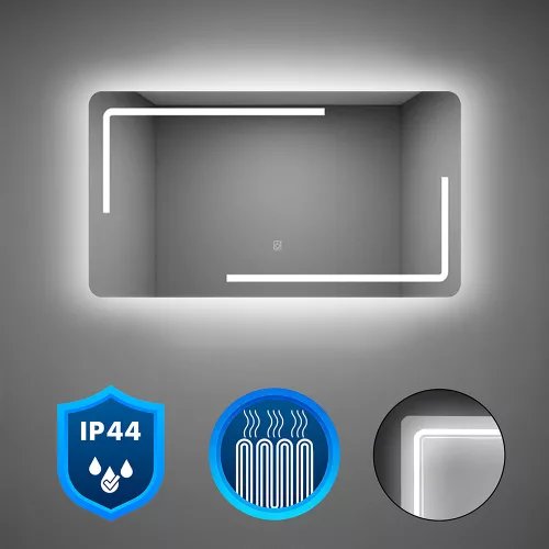 Ada 100 Spiegel mit LED-Beleuchtung