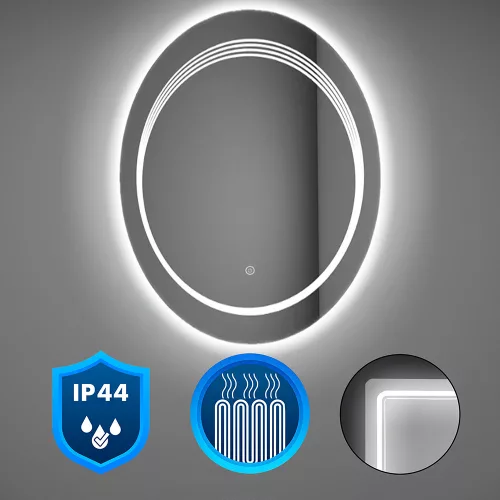 Ria 60 Spiegel mit LED-Beleuchtung
