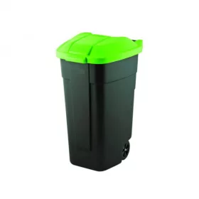 Mülltonne mit Rädern für Wertstoffe, 110 l