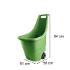 Easy go breeze Kunststoff-Gartenschubkarre 50 l