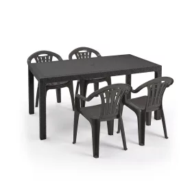 Leano 4+1 Gartenmöbel-Set