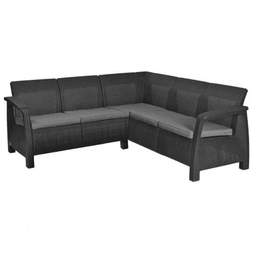 Korfu Relax künstliche Rattan-Gartenecke