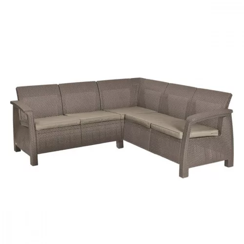 Korfu Relax künstliche Rattan-Gartenecke