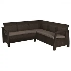 Korfu Relax künstliche Rattan-Gartenecke