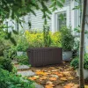 Kentwood Kunststoff-Gartenbehälter 350L braun