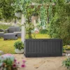 Kentwood Kunststoff-Gartenbehälter 350L anthrazit