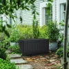 Kentwood Kunststoff-Gartenbehälter 350L anthrazit