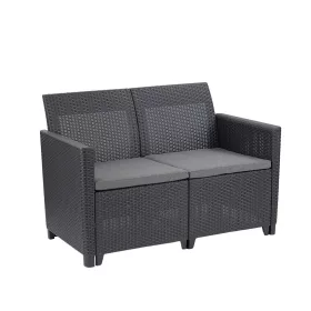 Claire 2-Sitzer Kunst-Rattan-Gartensofa