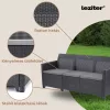 Claire 3-Sitzer Kunst-Rattan-Gartensofa