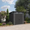 Cortina 7x7 Kunststoff-Gartenhaus grau