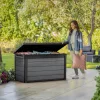 Cortina Kunststoff-Gartenkiste 380L grau