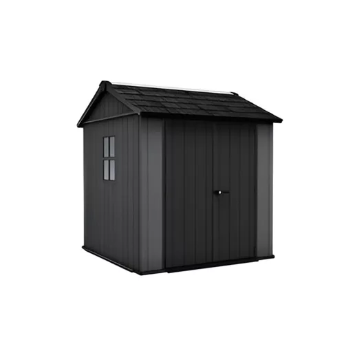 Newton 2.0 7x7,5 Kunststoff-Gartenhaus grau