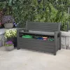 Oliver Kunststoff-Gartenbank und Aufbewahrung
