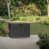 Kentwood Kunststoff-Gartenbehälter 190L anthrazit