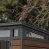 Signature PENT 7X7 Kunststoff-Gartenhaus Nussbaum
