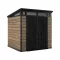 Signature PENT 7X7 Kunststoff-Gartenhaus Eschenholz
