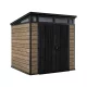 Signature PENT 7X7 Kunststoff-Gartenhaus Eschenholz