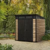 Signature PENT 7X7 Kunststoff-Gartenhaus Eschenholz