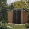 Signature PENT 9x7 Kunststoff-Gartenhaus Venedig braun
