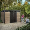 Signature PENT 11x7 Kunststoff-Gartenhaus Eschenholz