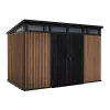 Signature PENT 11x7 Kunststoff-Gartenhaus Venedig braun