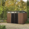 Signature PENT 11x7 Kunststoff-Gartenhaus Venedig braun