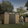 Signature PENT 11x7 Kunststoff-Gartenhaus Venedig braun