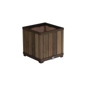 Dekorativer quadratischer Blumenkasten aus Kunststoff 61 L