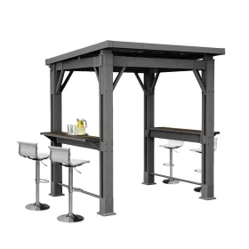 Garten-Grillpavillon mit Theke, Überdachung