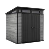 Signature pent 7x7 Kunststoff-Gartenhäuschen