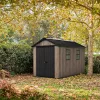 Apex 7,5x11/11x7,5 Kunststoff-Gartenhäuschen