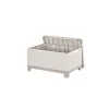 Scandi Box linea duo Gartenmöbelset mit Ablagetisch aus Jute