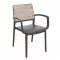 Kunststoff-Gartenstuhl Porto mit Armlehnen