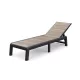 Porto Kunststoff Gartenliege ohne Kissen