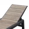 Porto Kunststoff Gartenliege ohne Kissen