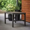 Deco lyon höhenverstellbarer gartentisch aus kunststoff