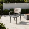 Kunststoff-Gartenstuhl Porto mit Armlehnen