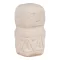 Tischdekoration, Zement, beige, 5,5 × 5,5 × 10 cm