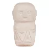 Tischdekoration, Zement, beige, 5,5 × 5,5 × 10 cm