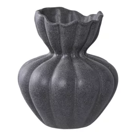 Vase, Keramik, schwarz ø17,2x19,4 cm