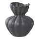 Vase, Keramik, schwarz ø17,2x19,4 cm