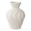 Vase, Keramik, weiß, 2St.