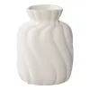 Vase, Keramik, weiß, 2St.