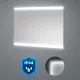 Liv 80 Spiegel mit LED-Beleuchtung
