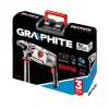 BOHRHAMMER MIT MEISSELFUNKTION, SDS PLUS 800W, KOFFER, GRAPHIT