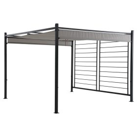 Elis Gartenpavillon mit seitlichem Spalier 3x3 m