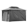Gartenpavillon Tino 3x4 graphit