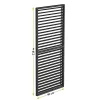 LUXE Lamellen-Seitenwand (R) 90x218cm bis zu 3 m anthrazit