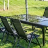 Mars klappbarer Gartenstuhl mit Metallgestell