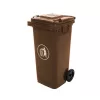 Abfallbehälter 120L braun